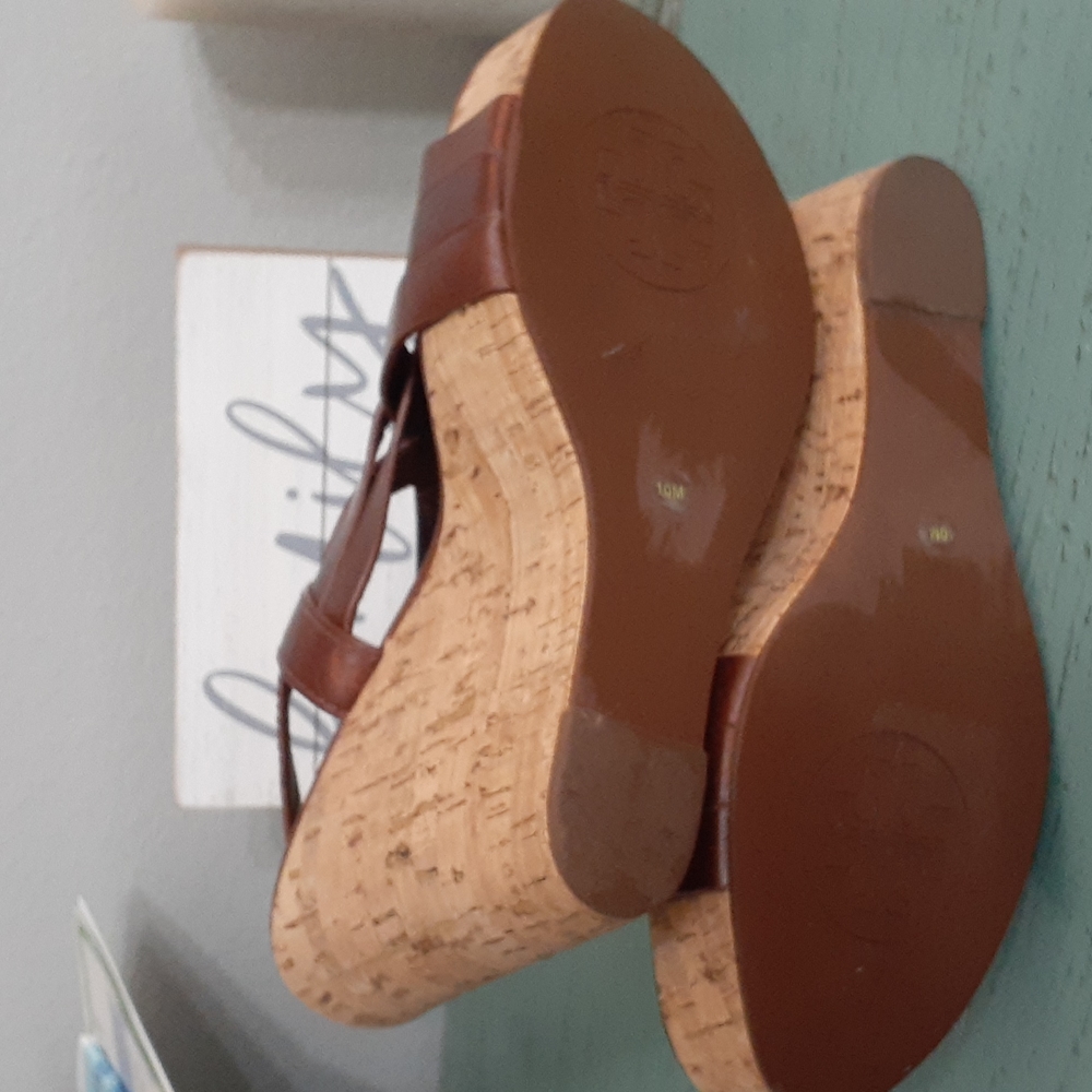 TORY BURCH WEDGES SZ 10 M - Picture 5 of 8